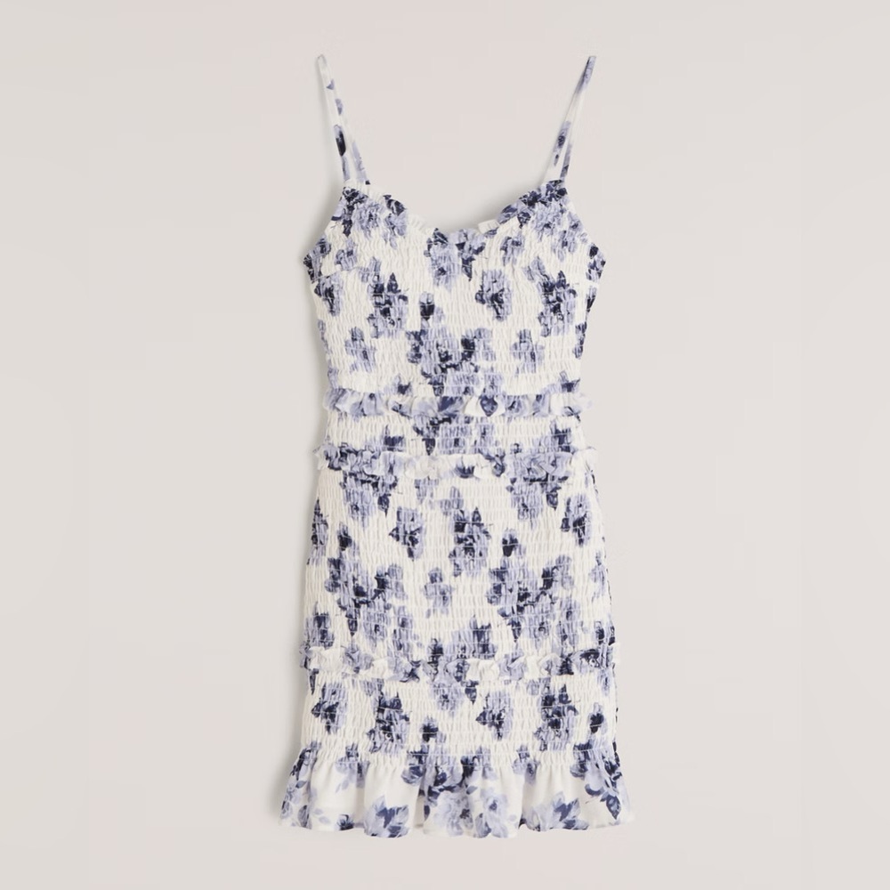 Abercrombie Floral Smocked Mini Dress